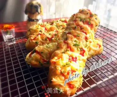 Make Ham salad cheese bread step 16
