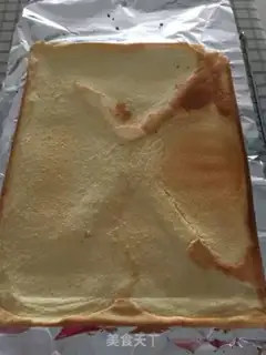 Make A walnut cake roll step 5