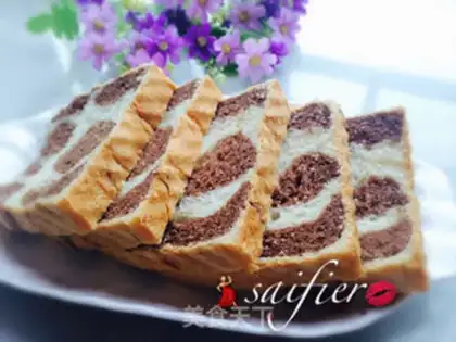 Make A soft deer-striped toast step 31