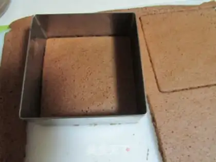 Make Mocha chocolate almond cake step 19
