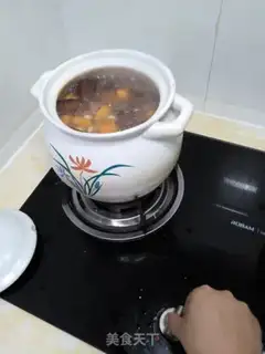 Make Pumpkin gel peanut rice soup step 7