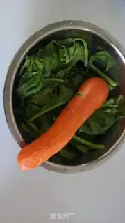 Make Old vinegar spinach step 0