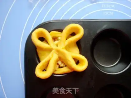 Make A flower with bread step 14