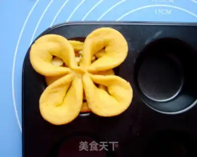 Make A flower with bread step 15