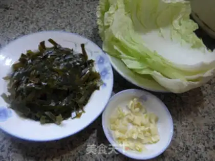Make Garlic seaweed step 0