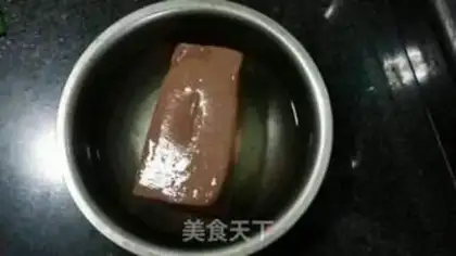 Make Scrambled sheep blood step 0