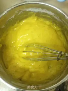 Make The pastry mango yellow cake step 2