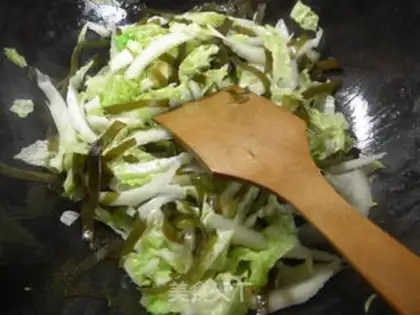 Make Garlic seaweed step 4