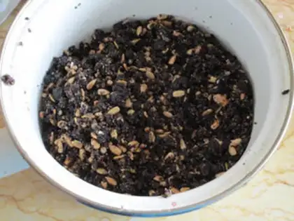 Make Coconut cheese bars step 1