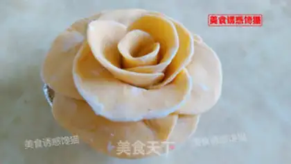 Make Yellow roses step 6
