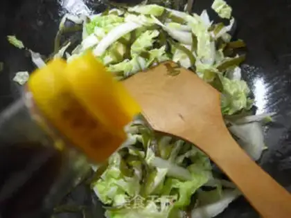 Make Garlic seaweed step 5