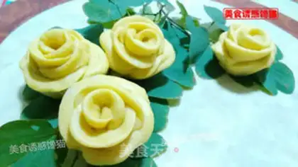 Make Yellow roses step 10