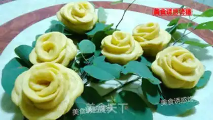 Make Yellow roses step 11