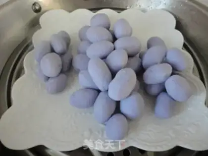 Make ♪ ♪ ♪ Purple and blue soybeans ♪ step 8