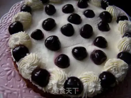 Make Black forest naked cake step 16