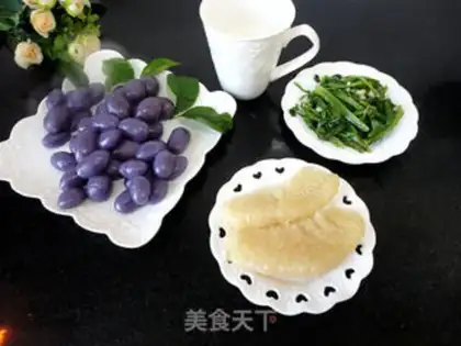 Make ♪ ♪ ♪ Purple and blue soybeans ♪ step 13