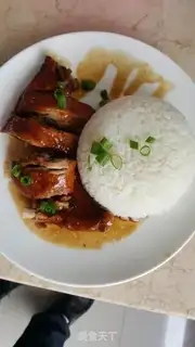 Make Red duck-legged rice step 9
