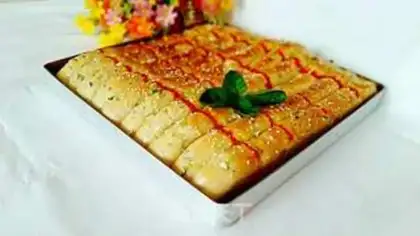 Make Onion sesame buns step 10