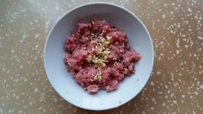 Make Beef carrot dumplings step 4