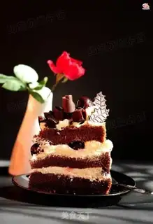 Make Black forest naked cake step 24