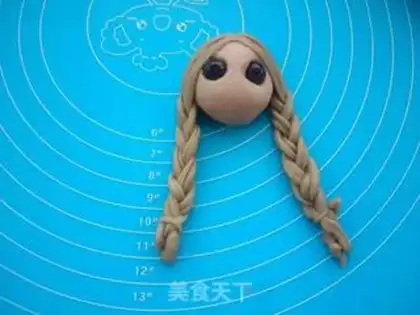 Make Cute dolls make bread step 16