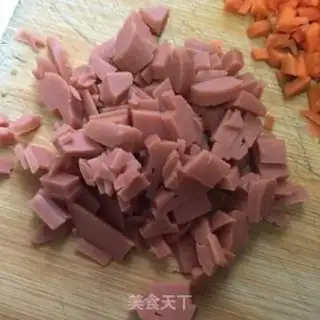 Make Five-colored egg rice step 2