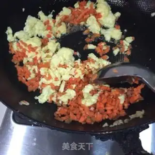 Make Five-colored egg rice step 5