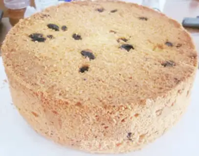 Make raisin sesame ricin cake step 23