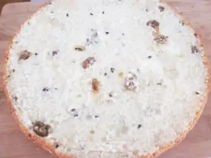 Make raisin sesame ricin cake step 24