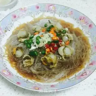 Make Garlic fan steams the meat step 5