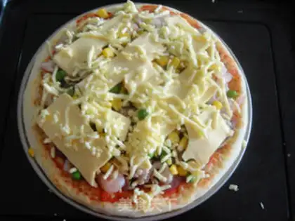 Make Seafood pizza step 12