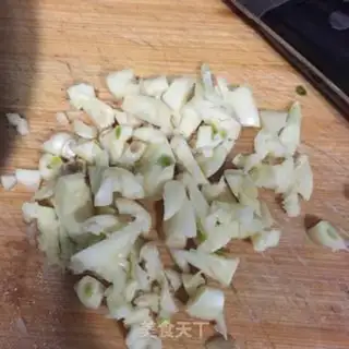 Make Garlic beans step 1