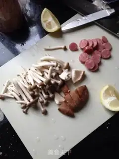 Make Lemon mushroom pasta step 0