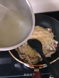 Make Lemon mushroom pasta step 4