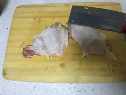 Make Cheese mushroom chicken roll step 0