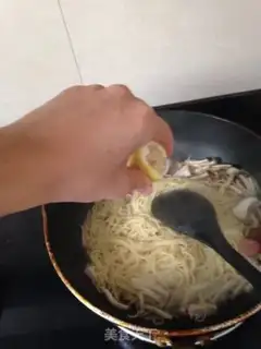 Make Lemon mushroom pasta step 5