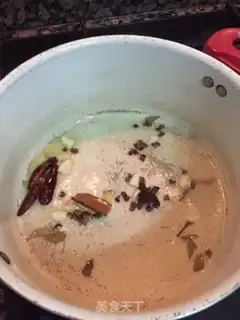 Make Red burning pig hoof step 2
