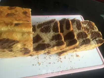 Make Chinese deer-coated toast step 31