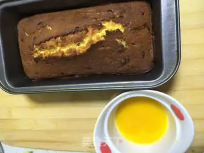 Make A pound cake of clot nuts step 7