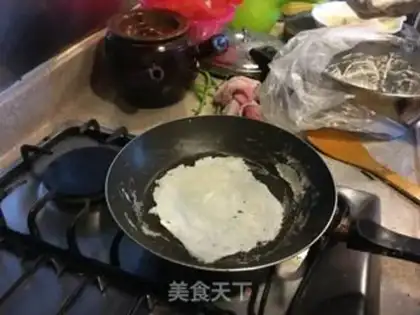 Make Spring rolls step 1