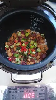 Make Potato-head rice step 6