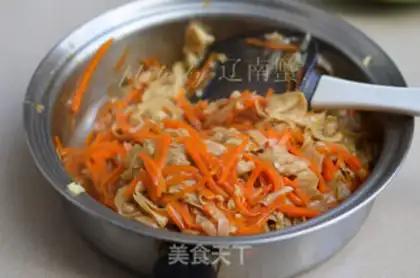 Make Carrot bean band step 8