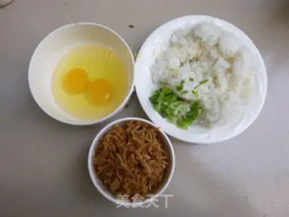 Make Mustard fried rice step 2