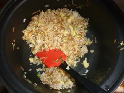 Make Mustard fried rice step 5