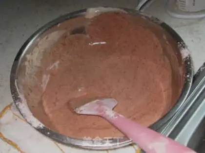Make Chocolate sponge cake step 7