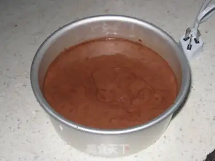 Make Chocolate sponge cake step 9
