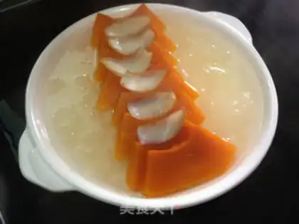 Make Silver ear lily pumpkin steam step 5