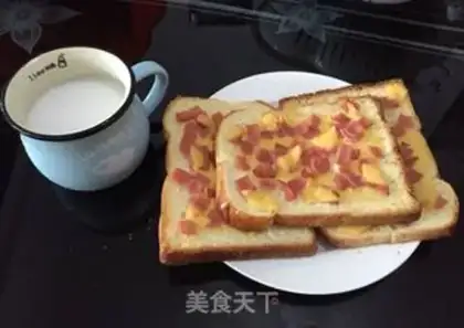 Make Cracked toast step 1