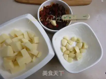 Make Potato chicken step 4
