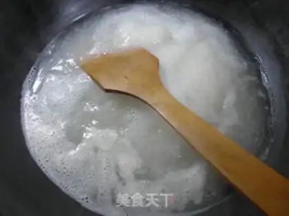 Make Creamball fan soup step 2